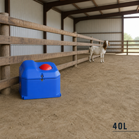 Abreuvoir simple et robuste pour bétail avec valve à flotteur automatique 40L pour moutons, chèvres et veaux dans les granges non chauffées