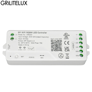 Controlador LED Inteligente WiFi SPI Tuya para Sistemas de Tiras de Luz Digitales Direccionables RGBCCT WS2805 - Product Image 1