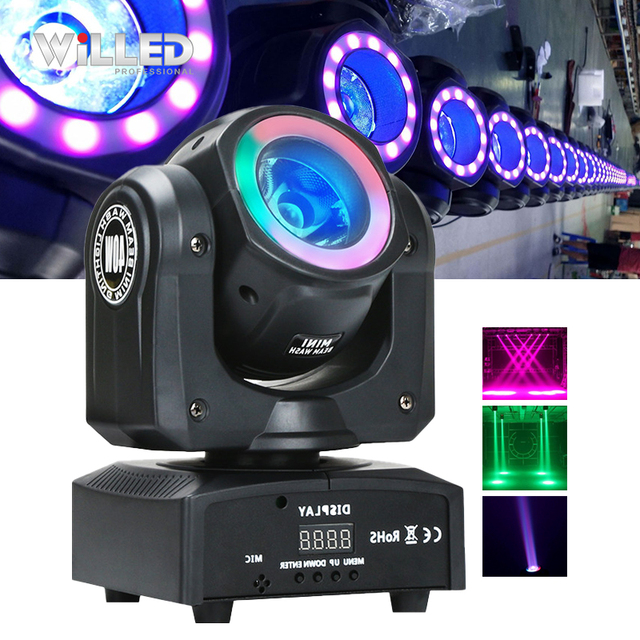 Led Stage Effect  Light Projector Dj Laser Disco Effect Sharpy Beam Dmx 60w  Gobo Mini Led Moving Light