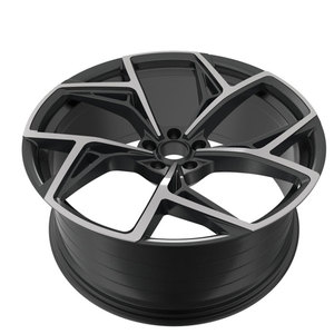 Jantes <span class=keywords><strong>de</strong></span> <span class=keywords><strong>voiture</strong></span> pour passagers en alliage d'aluminium peintes, 5 branches, face usinée, 19 20 21 22 pouces, PCD 5x112, haute qualité - Product Image 4