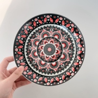 Vaisselle de style bohème en céramique, assiettes décoratives de style turc pour restaurants et décoration intérieure