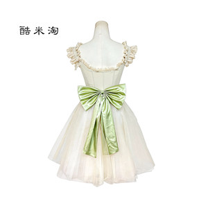 Costume de ballet pour femmes adultes, jupe <span class=keywords><strong>tutu</strong></span> sans manches, style princesse, en soie/coton, tenue de pratique de danse de groupe - Product Image 2