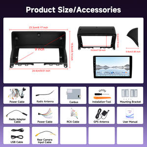 <span class=keywords><strong>Autoradio</strong></span> Podofo Qualcomm 8 cœurs 9'' 4+64G pour <span class=keywords><strong>Mercedes</strong></span>-Benz Classe C W204/S204 2007-2014 CarPlay/Android Auto sans fil WiFi 4G - Product Image 6