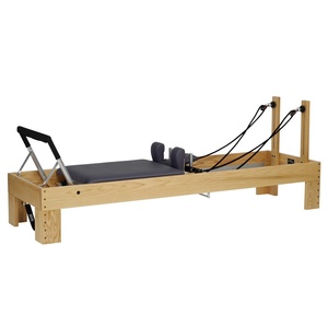 Cama de Pilates de madera ajustable de deslizamiento suave para entrenamiento central de estudio en casa - Product Image 1