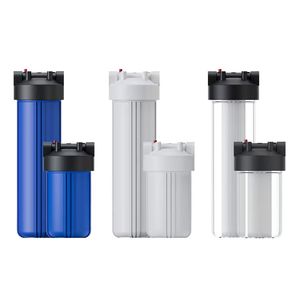 Carcasa de Nano filtro Manual azul grande de 10/20 pulgadas Sistema de purificación de agua de ósmosis inversa de fácil instalación para uso doméstico Calidad - Product Image 1