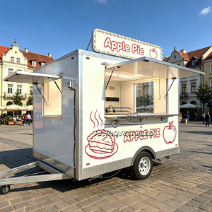 Mini Remorque de Restauration Mobile de Rue avec Cuisine Complète pour Gaufres, <span class=keywords><strong>Crêpes</strong></span>, Desserts, <span class=keywords><strong>Crêpes</strong></span>, Donuts - Product Image 1