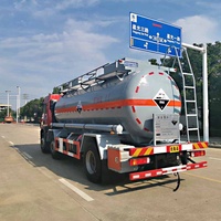 Camion de transport de liquides dangereux FAW 6x4 15000L, nouveau, personnalisé, prix d'usine, 3 essieux, camions-citernes pour le transport de liquides chimiques