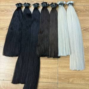 ผมต่อผมมนุษย์ผมนุ่มเงางามสไตล์สลาฟผมลอนจากเวียดนามดูทันสมัย - Product Image 3