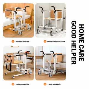 Macchina di sollevamento per anziani multifunzione paralizzata per cure anziane sollevatore idraulico sgabello da seduta sedia a rotelle carrello per disabili - Product Image 5