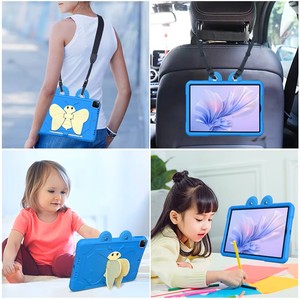 <span class=keywords><strong>Custodia</strong></span> posteriore universale in silicone HGD EVA a forma di farfalla per tablet, compatibile con <span class=keywords><strong>Apple</strong></span> <span class=keywords><strong>iPad</strong></span> 10.2 10.5 <span class=keywords><strong>Air</strong></span> 3, con supporto integrato. - Product Image 3