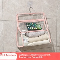 Sac de rangement suspendu pour salle de bain domestique, organisateur de vêtements pour dortoir, grande capacité, étanche, portable, style nordique
