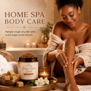 Exfoliante Corporal de Azúcar Moreno que Elimina la Piel Muerta Persistente, Deja una Piel Delicada y Suave, Hidrata y Nutre, para Todo Tipo de Piel - Product Image 1
