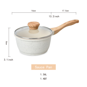 Juego de <span class=keywords><strong>ollas</strong></span> y sartenes de cerámica antiadherente con revestimiento antiadherente de buena calidad, juego de utensilios de cocina - Product Image 6