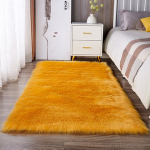 <span class=keywords><strong>Tappeto</strong></span> in Peluche a Pelo Lungo Rosa Intrecciato Tinta Unita Personalizzabile per <span class=keywords><strong>Camera</strong></span> da Letto delle Principesse - Product Image 3