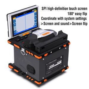 FTTH Fiber Optic Welding Splicing Machine 6 Motors Optical Fiber <strong>Fusion</strong> <strong>Splicer</strong> - Product Image 3