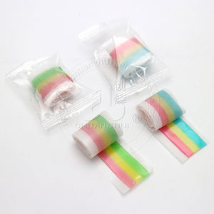 Aigus couleurs saveur de fruits pectine Arc-En-Ciel Gommeux Rouleau bonbons - Product Image 3