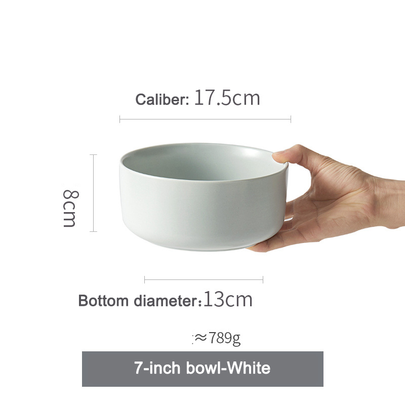 Ciotola da 7 pollici-Bianco