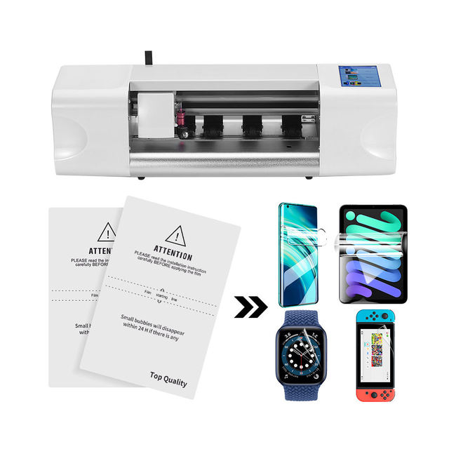 High Speed Laser Intelligent Cutting Hydrogel Screen Protector Curved Film Mobile Screen Protector Cutting Machine