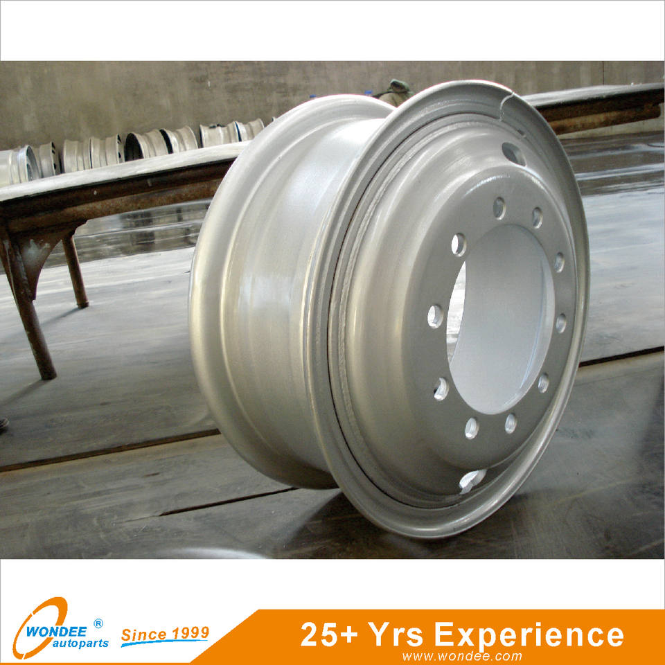 10 Holes 8.5-24 Inch Steel Wheel Rim for Bus Truck and Semi Trailer ...