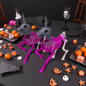 Halloween <b>Animal</b> Skeleton Decoration Props Crow Mouse Scorpion Skeleton Set Artificial <b>Plastic</b> - Product Image 4