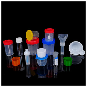 Vasos de Plástico Desechables Integrity con Tapas de Rosca Graduados para Recolección de Orina y Heces 50 ml 100 ml - Product Image 4