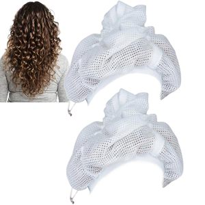 Gorro de Secado de Cabello Ajustable y Ecológico de Malla Transpirable LM, Gorro de Baño de Secado Rápido para Cabello Largo y Rizado para Niñas - Product Image 1