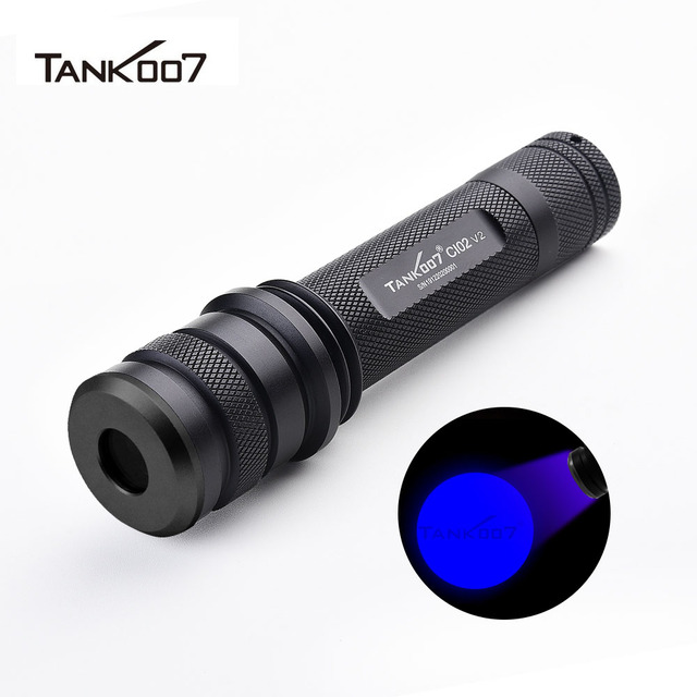 TANK007 CI02 LED Uv Linterna CSI Crime Scene Investigation Forensic Flashlight Torch Forensic Kit 365nm Blacklight Uv Flashlight
