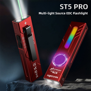 Đèn pin chiến thuật chuyên nghiệp ST5 Pro tích hợp đèn laser, đế từ tính, đèn làm việc rảnh tay, pin sạc. - Product Image 2