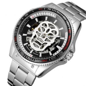 Reloj Mecánico FORSINING 8162, Nuevo Modelo, para Caballero, con Correa de Acero Inoxidable, Esfera Grande, Automático, para Negocios - Product Image 4