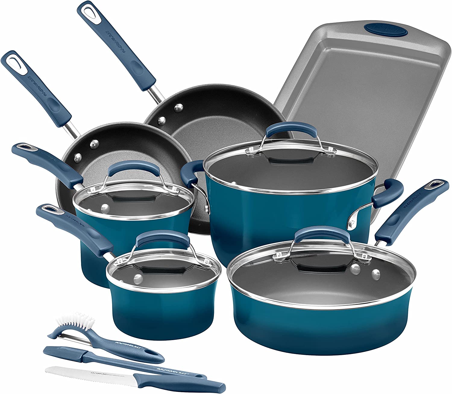 Hard Anodized Nonstick Cookware Set, Pots and Pans
