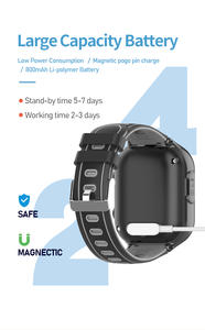 VALDUS SOS LBS GPS WIFI 1 + <span class=keywords><strong>8G</strong></span> 1.85 grande schermo bambino Smartwatch 800 mAH Super capacità batteria sveglia IP67 Smart Watch DF91 - Product Image 4