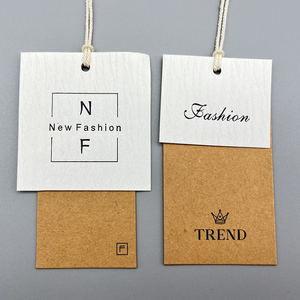 Trung Quốc Nhà máy tùy chỉnh rẻ hơn hàng may mặc treo <span class=keywords><strong>tag</strong></span> 157gsm 210gsm 350GSM kraft giấy phụ nữ Mens Jeans Giấy <span class=keywords><strong>tag</strong></span> với logo - Product Image 5