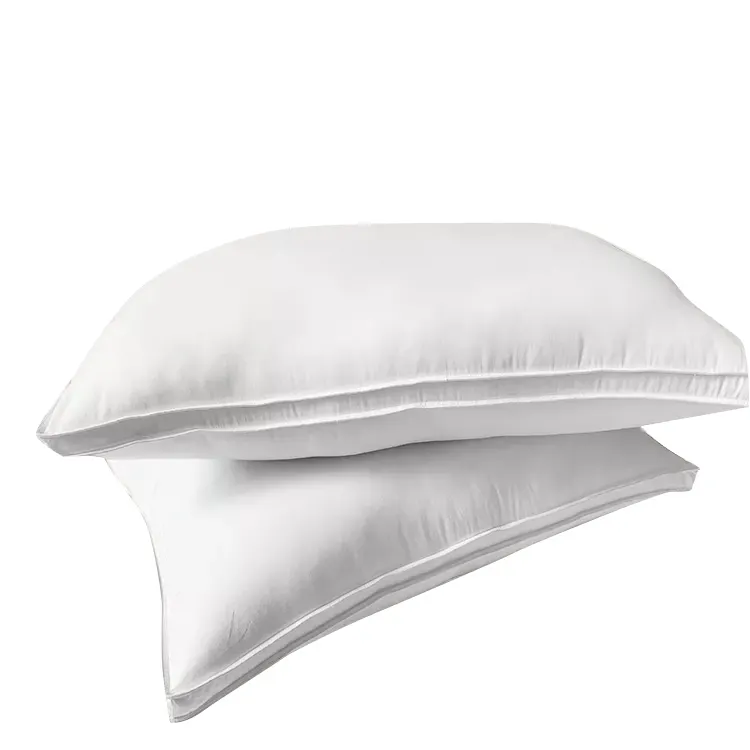 وسادة مغطاة بالقطن 300TC رخيصة بسعر الجملة مع وسادة من الألياف الدقيقة لسرير 3 سنتيمتر