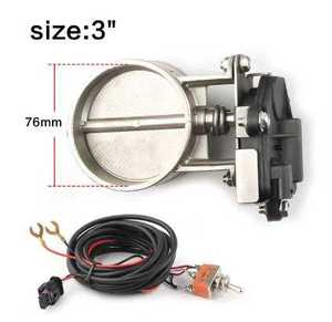 Contrôle de volet de soupape d'échappement automatique volets électriques en acier inoxydable soupape d'échappement découpée ensemble complet diamètre 63MM - Product Image 5