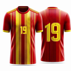 कस्टम फुटबॉल टीम जर्सी ब्राजील फुटबॉल प्रशिक्षण टी शर्ट सूखे फिट खेल पुरुषों के लिए फुटबॉल जर्सी - Product Image 6