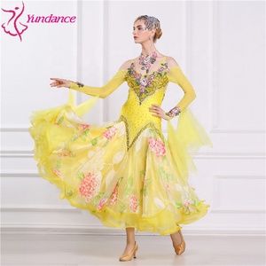 Haute qualité salle de bal robes de <span class=keywords><strong>danse</strong></span> de concurrence internationale standard robe de <span class=keywords><strong>danse</strong></span> de salon à vendre B-16184 - Product Image 2