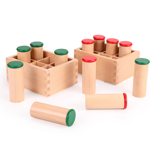 Juguete educativo <span class=keywords><strong>Montessori</strong></span> <span class=keywords><strong>de</strong></span> integración sensorial para niños, juego <span class=keywords><strong>de</strong></span> emparejamiento <span class=keywords><strong>de</strong></span> sonido, Juguete Musical con reconocimiento <span class=keywords><strong>de</strong></span> voz, <span class=keywords><strong>caja</strong></span> <span class=keywords><strong>de</strong></span> madera - Product Image 1