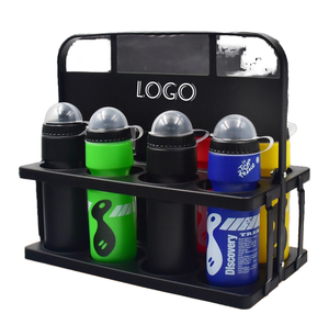 Portable 8-Slots Plastic Bike Rack Modern Design Foldable Reusable Eco-Friendly Waterproof Sports <strong>Drink</strong> <strong>Stand</strong> Wine Camping - Product Image 1