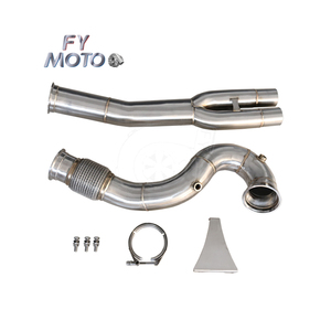 Tubo de escape de 3,5 PULGADAS para TTRS 8S <span class=keywords><strong>RS3</strong></span> 8V 2,5 <span class=keywords><strong>TFSI</strong></span> EVO2 (EA855) 2017 + - Product Image 1