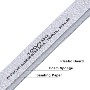 Hoa Kỳ Miễn Phí Vận Chuyển 1000Pcs/Trường Hợp Bán Buôn Tư Nhân Grey Hình Vuông 100/180 80/100 Ngựa Vằn Nail Tập Tin Cho Làm Móng Tay - Product Image 4