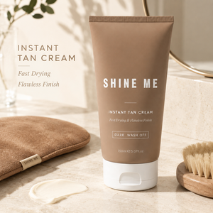 Crema autobronceadora instantánea | Bronceador de acción rápida para brillo natural, loción hidratante con aceite de jojoba y vitamina <span class=keywords><strong>E</strong></span>, bronceado sin rayas - Product Image 3