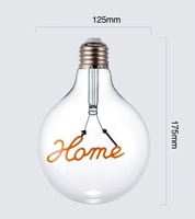 Ampoule à lettre LED Edison E27 Lampe à vis à économie d'énergie pour bar, café, restaurant, mariage, décoration de salon