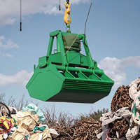 Godet hydraulique à pince en forme de lotus certifié CE MRT 20 tonnes, capacité de 0,5 à 5 m³ pour la manutention par excavatrice (vente en gros)