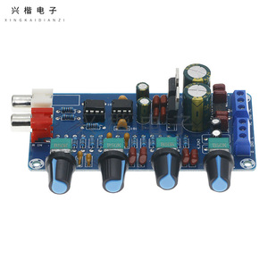 บอร์ดปรีแอมป์เสียง Xingkai Electronics XH-M164 NE5532 พร้อมปุ่มควบคุมระดับเสียง 4 ปุ่ม ช่องต่อ RCA สำหรับงาน DIY โครงการเสียง - Product Image 2