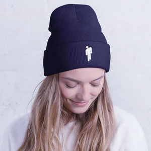 <span class=keywords><strong>2021</strong></span> nueva moda Billie Eilish sombrero bordado otoño y invierno Unisex esposado acrílico Beanie - Product Image 3
