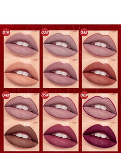 Lápiz labial hidratante pigmentado de larga duración, doble extremo, Vegano, mate, cremoso, 2 en 1, delineador de labios y lápiz labial, delineador de labios - Product Image 2