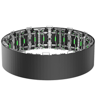 Écran de location flexible d'affichage à LED extérieur imperméable d'intense luminosité écran pliable de scène de 90 degrés P2.976