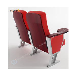 Venta al por mayor personalizar muebles de teatro asiento de auditorio película cine silla plegable con portavasos - Product Image 4