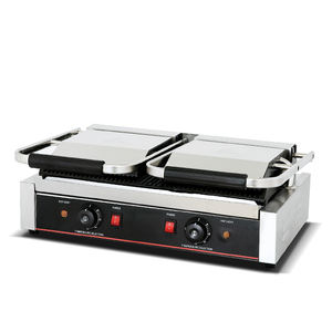 Multifunction Stainless Steel Commercial <b>Electric</b> Panini Grill Machine For Burger - Product Image 5
