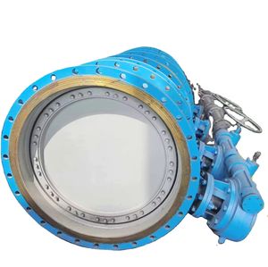 วาล์วปีกผีเสื้อคู่แบบมีเฟืองคู่แบบ BS5163คู่มือเหล็กดัดสำหรับใช้กับน้ำทั่วไป - Product Image 5